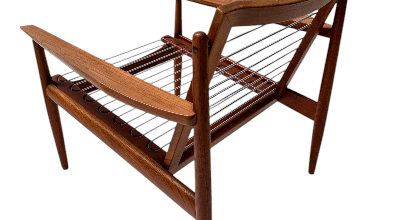 Two Mid-Century Modern Lounge Chairs by Arne Vodder for Glostrup, 1950s